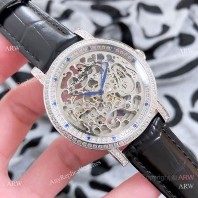 New Replica Vacheron Constantin Geneve Squelette Diamond Watches